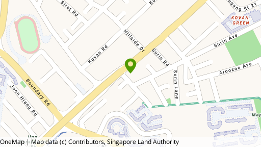 Map showing the location of USR Junction