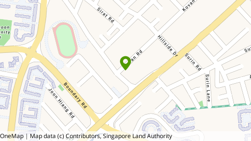 Map showing the location of Vibes @ Kovan