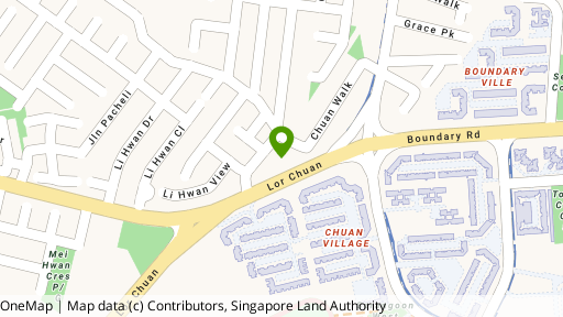 Map showing the location of Cardiff Residence