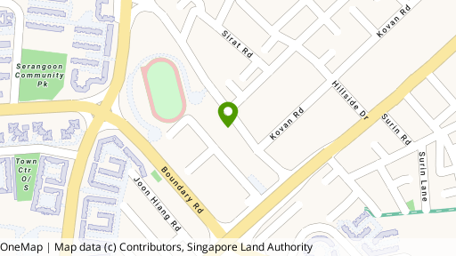 Map showing the location of Cambio Suites