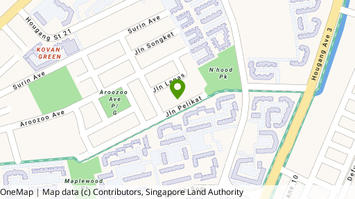 Map showing the location of The Promenade @ Pelikat