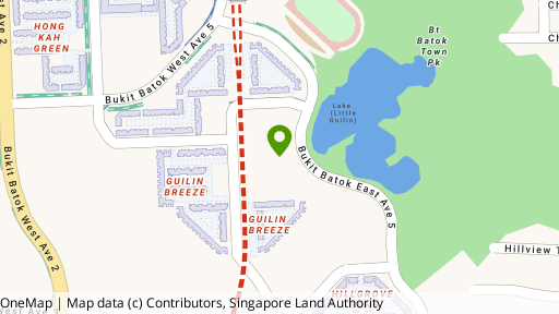 Map showing the location of Guilin View