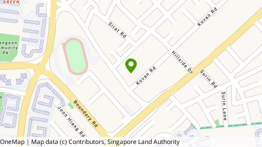 Map showing the location of Highland Centre