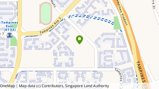 Map showing the location of The Eden At Tampines