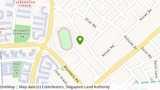 Map showing the location of Stadia