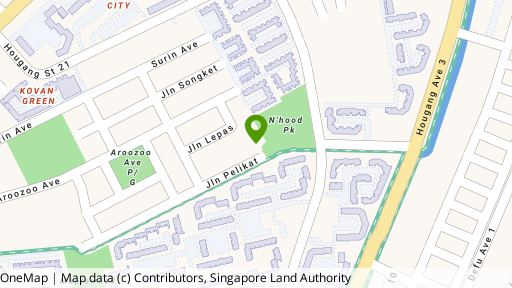 Map showing the location of Primo Residences