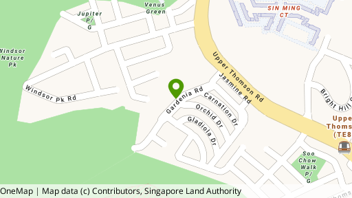 Map showing the location of Adelphi Park Estate