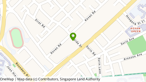 Map showing the location of Hillsgrove