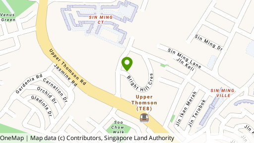 Map showing the location of 3BHC