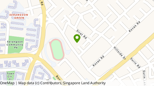 Map showing the location of Wembly Residences