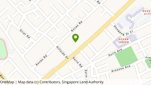 Map showing the location of Serangoon Apartments