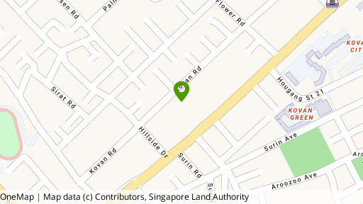 Map showing the location of Seriaville Apartments