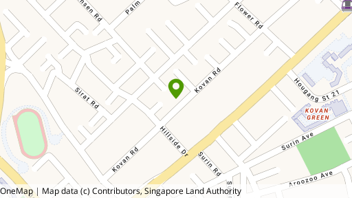 Map showing the location of Water Villas