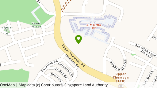 Map showing the location of Thomson View Condominium