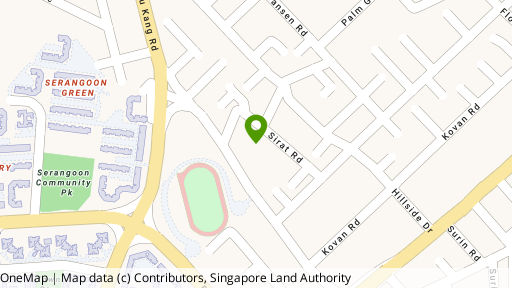 Map showing the location of Residences Botanique