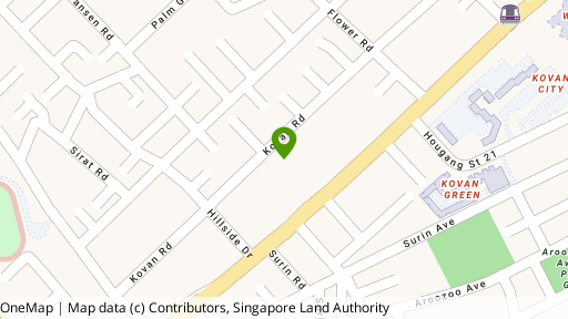 Map showing the location of 57 @ Kovan