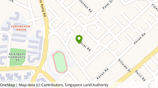 Map showing the location of Guan Hoe Building