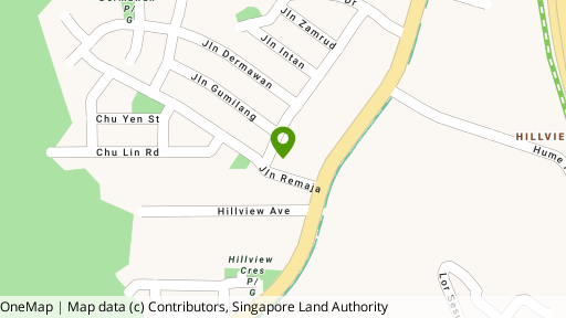 Map showing the location of Mont Botanik Residence