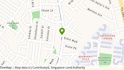 Map showing the location of 295 Lorong Chuan