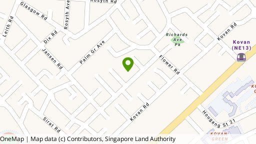 Map showing the location of Highland Condominium