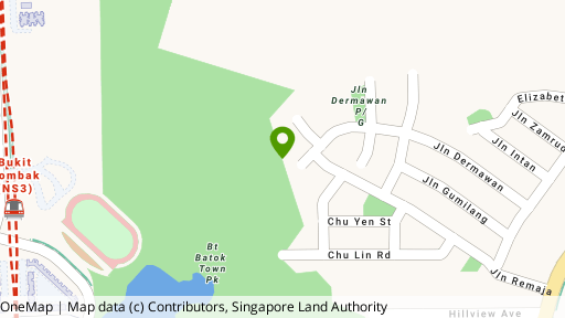 Map showing the location of Summit Ville