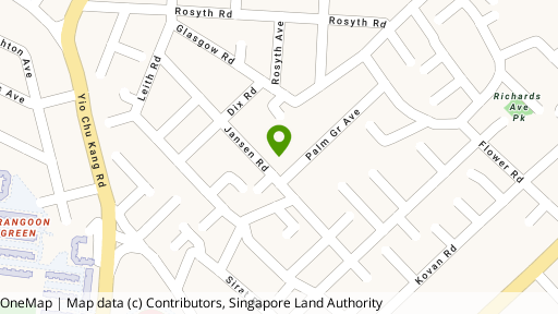 Map showing the location of Mint Residences @ Jansen