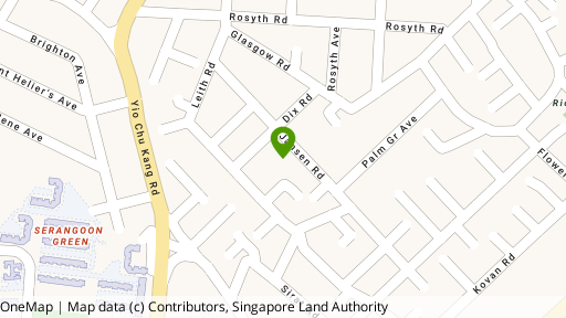 Map showing the location of Residences @ Jansen