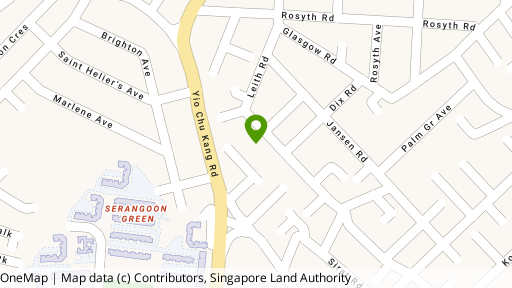 Map showing the location of D'hiro @ Hillside