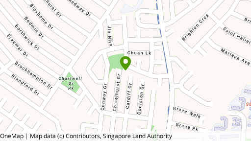 Map showing the location of Chuan Vista