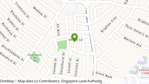 Map showing the location of Chuan Ville