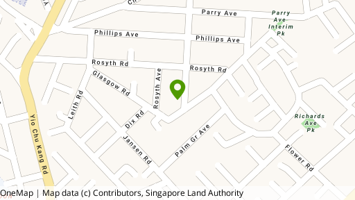 Map showing the location of 3 @ Sandilands