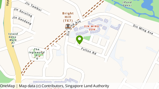 Map showing the location of Fulton Hill