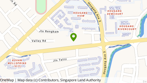 Map showing the location of Fortune Park