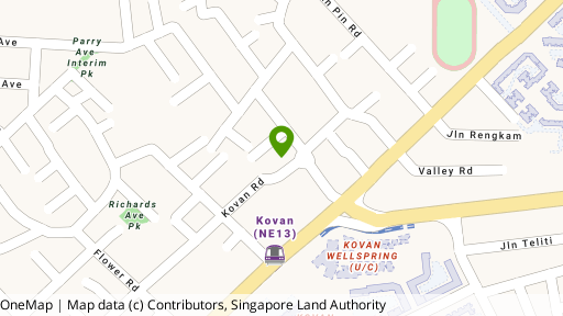 Map showing the location of Simon Plaza