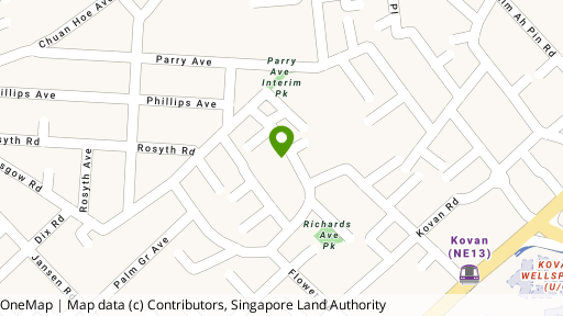 Map showing the location of Rich Residence