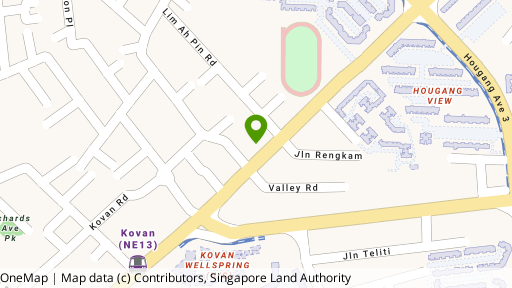 Map showing the location of The Old House
