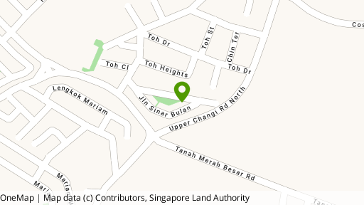 Map showing the location of Changi Heights
