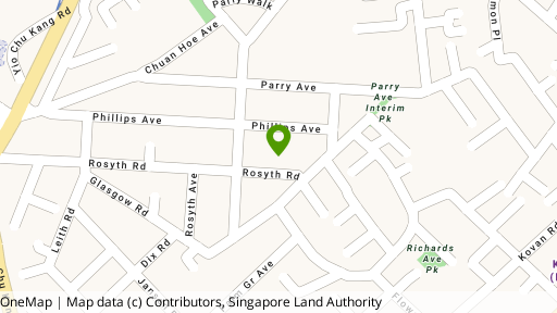 Map showing the location of Rosyth Residence