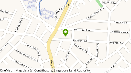 Map showing the location of KJ Mansion