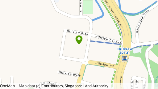 Map showing the location of The Hillier