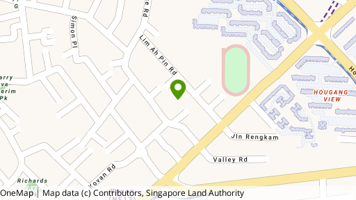 Map showing the location of The Courtyard