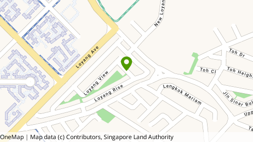 Map showing the location of Loyang Villas