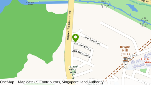 Map showing the location of Faber Garden Estate