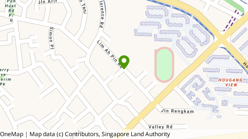 Map showing the location of Jazz Residences