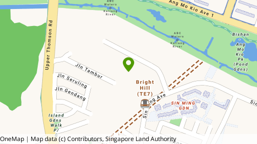 Map showing the location of The Gardens At Bishan