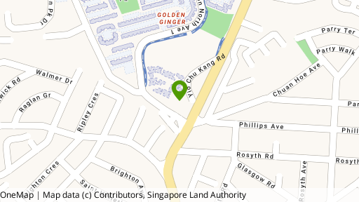 Map showing the location of Serangoon Ville (Terminated)