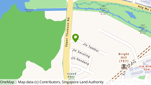 Map showing the location of Island Park