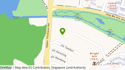 Map showing the location of Thomson Grand