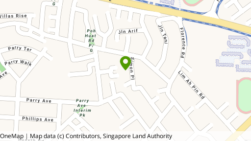 Map showing the location of Sovereign @ Simon