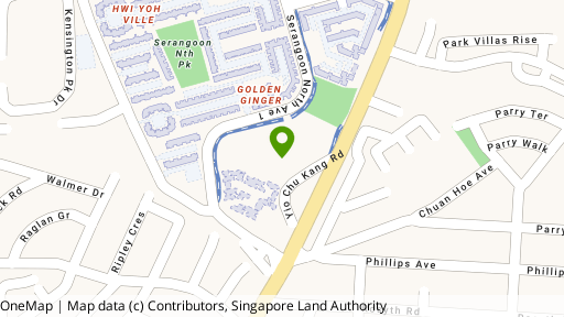 Map showing the location of Affinity At Serangoon